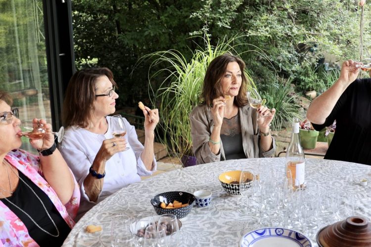 Participate in a wine tasting and pairing at the Green Purple House.